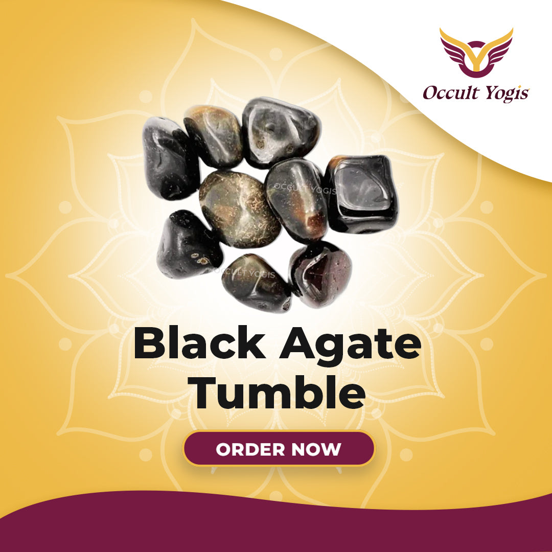 Black Agate Tumble