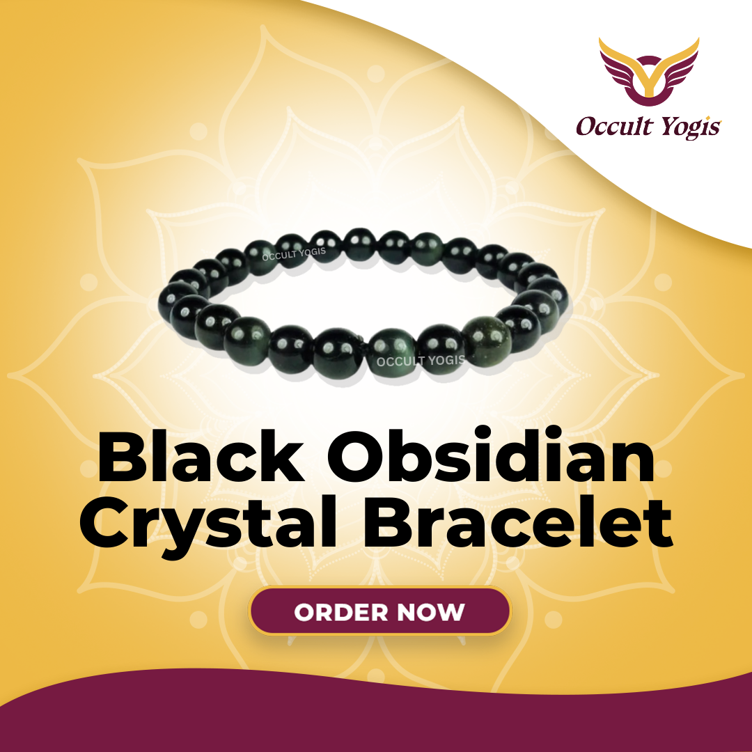 Black Obsidian Crystal Bracelet