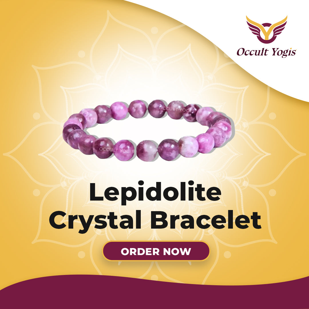 Lepidolite Crystal Bracelet