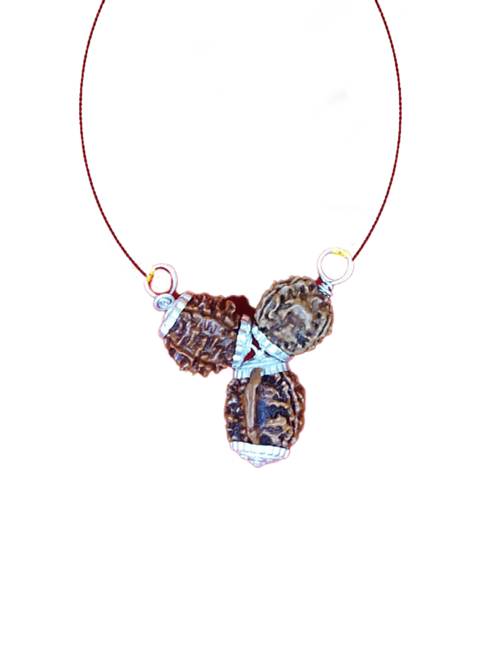 Saraswati Kawach Nepali + Silver Capping + Red Dhaga