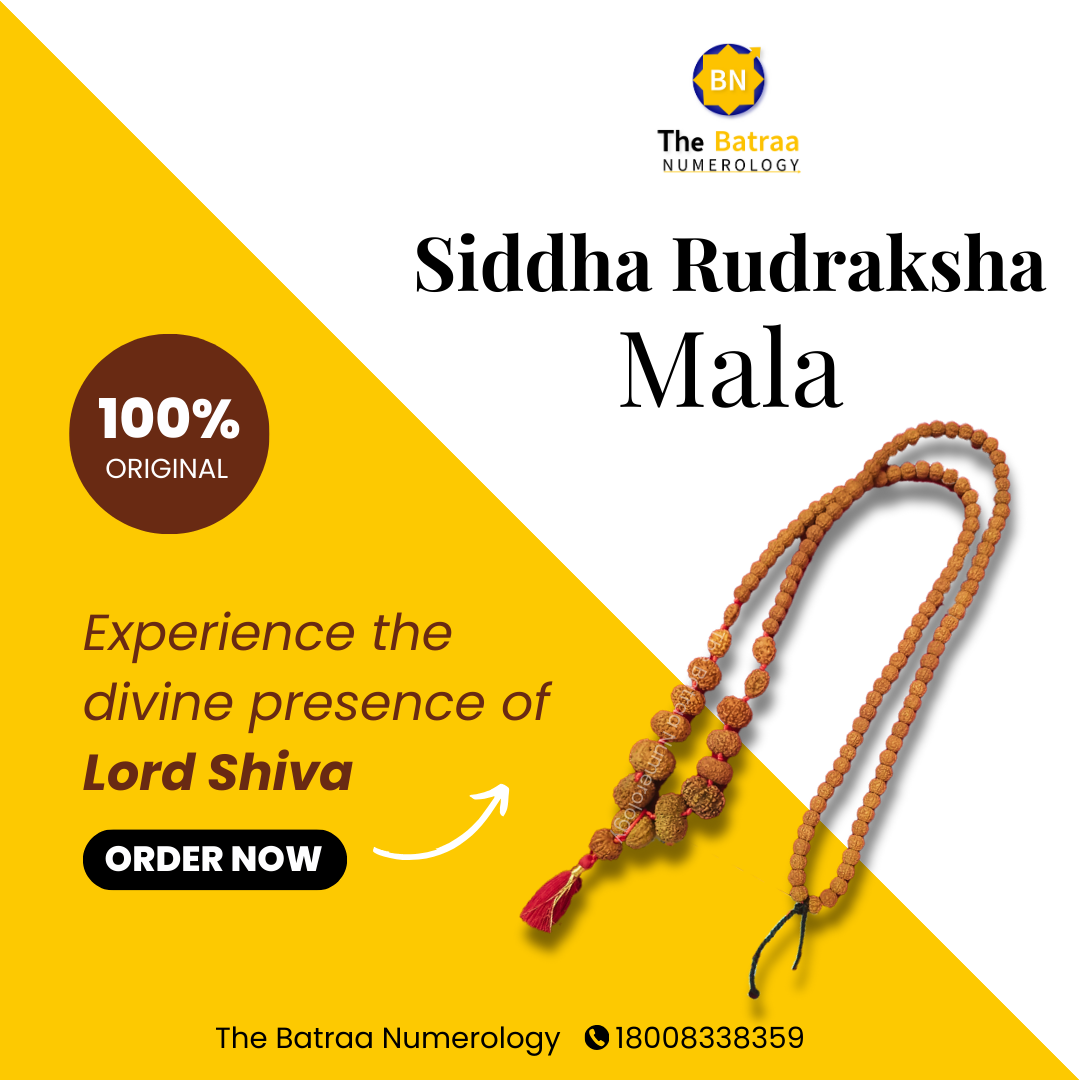 Siddha Mala in Red Dhaga