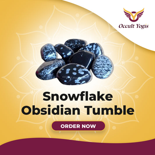 Snowflake Obsidian Tumble
